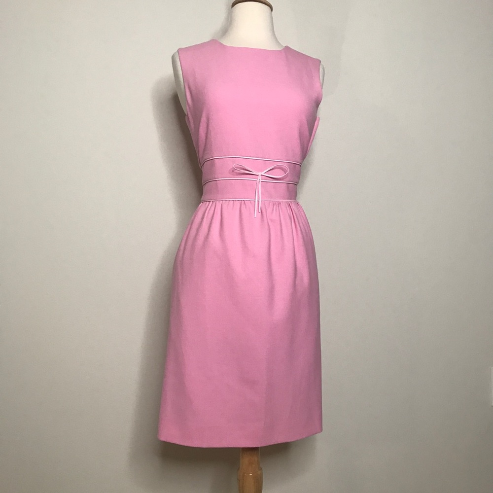 Pink Dress with Leather Bow 🎀